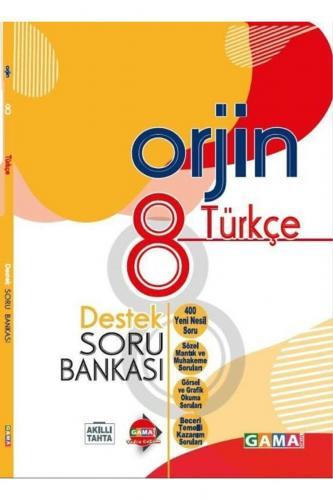 Gama Okul Yayınları 8. Sınıf LGS Türkçe Orjin Konu Özetli Etkinlikli S