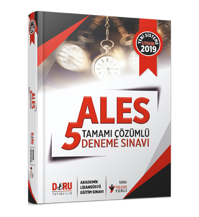Doru ALES Tamamı Çözümlü 5’li Deneme Sınavı