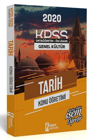 Isem Yayinlari 2020 Kpss Ortaogretim On Lisans Tarih Konu Anlatimli 4