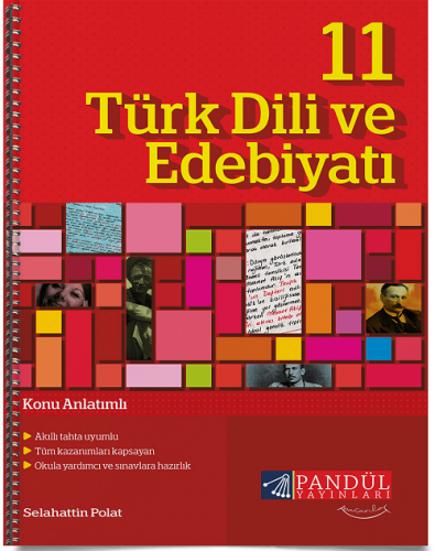 Pandül Yayınları 11. Sınıf Türk Dili ve Edebiyatı Konu Anlatımlı Defte