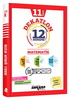 Ankara Yayıncılık 11. Sınıf Matematik Dekatlon 12 Deneme Komisyon