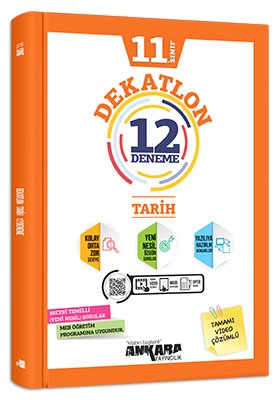 Ankara Yayıncılık 11. Sınıf Tarih Dekatlon 12 Deneme Komisyon