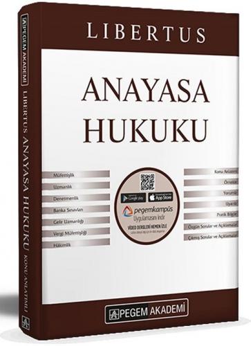 Pegem Yayınları 2021 KPSS A Grubu Libertus Anayasa Hukuku Video Destekli Konu Anlatımı