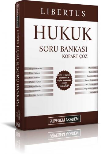 Pegem Yayınları 2019 KPSS A Grubu Libertus Hukuk Çek Kopart Soru Bankası