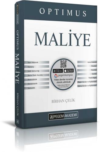 Pegem Yayınları KAMPANYALI 2020 KPSS A Grubu Optimus Maliye Konu Anlatımı