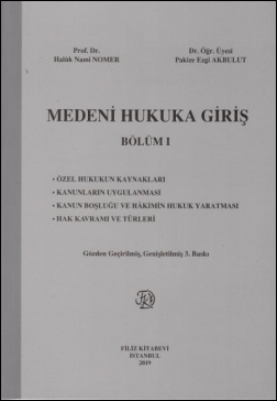 Medeni Hukuka Giriş Dersleri Bölüm 1