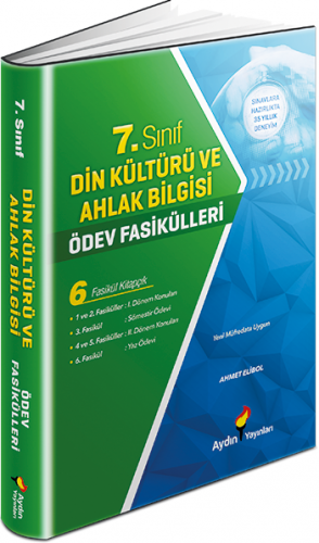 Aydın Yayınları 7. Sınıf Din Kültürü ve Ahlak Bilgisi Ödev Fasikülleri