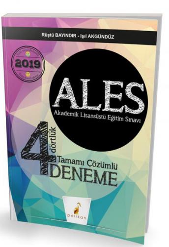 ALES Dört Dörtlük 4 Deneme Sınavı Tamamı Çözümlü 2019