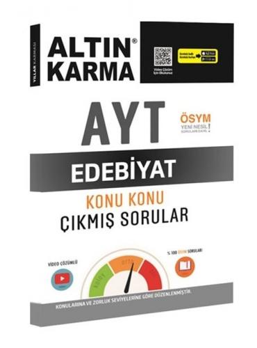 Altın Karma Yayınları AYT Edebiyat Konu Konu Çıkmış Sorular Video Çözü