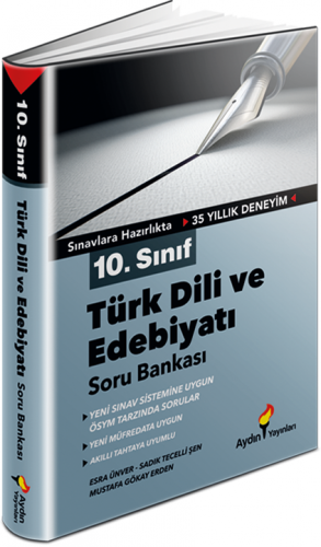 Aydın Yayınları 10. Sınıf Türk Dili ve Edebiyatı Soru Bankası Komisyon