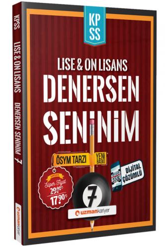 Uzman Kariyer 2020 KPSS Lise Ön Lisans GYGK Denersen Seninim 7 Deneme Dijital Çözümlü