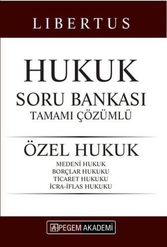 Pegem Yayınları 2020 KPSS Libertus Hukuk Özel Hukuk Soru Bankası Çözümlü