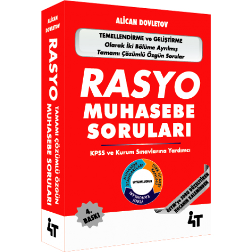 4T RASYO Tamamı Çözümlü Özgün Muhasebe Soruları - Alican Dovletov