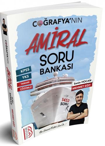 Benim Hocam Yayınları KPSS Coğrafyanın Amiral Soru Bankası