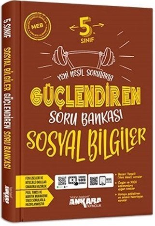 Ankara Yayıncılık 5. Sınıf Sosyal Bilgiler Güçlendiren Soru Bankası Ko