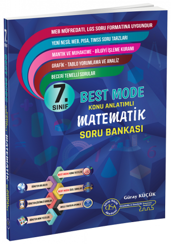 Gür Yayınları 7. Sınıf Matematik Best Mode Konu Anlatımlı Soru Bankası