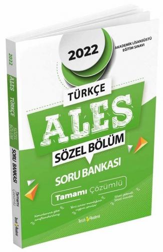 Tercih Akademi 2022 ALES Tamamı Çözümlü Sözel Soru Bankası