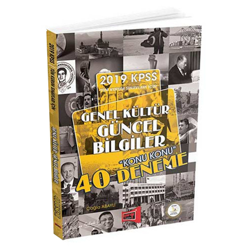 Yargı KPSS Tüm Kurum Sınavları İçin Genel Kültür Güncel Bilgiler Konu Konu 40 Deneme