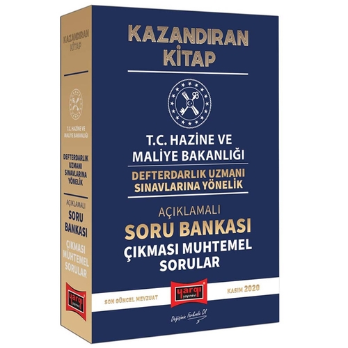 Yargı Yayınları 2021 T.C. Hazine Bakanlığı Defterdarlık Uzmanı Sınavlarına Yönelik Kazandıran Açıklamalı Soru Bankası