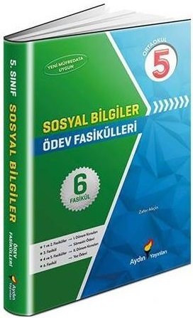 Aydın Yayınları 5. Sınıf Sosyal Bilgiler Ödev Fasikülleri Komisyon
