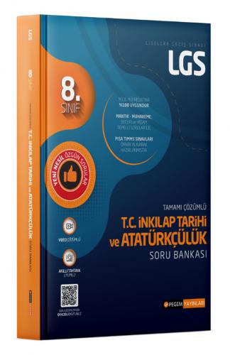 Pegem Yayınları 8. Sınıf LGS T.C. İnkılap Tarihi ve Atatürkçülük Tamam