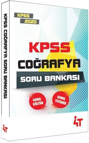 4T Yayınları 2020 KPSS Coğrafya Soru Bankası