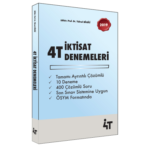 4T KPSS A Grubu İktisat Denemeleri Tamamı Çözümlü