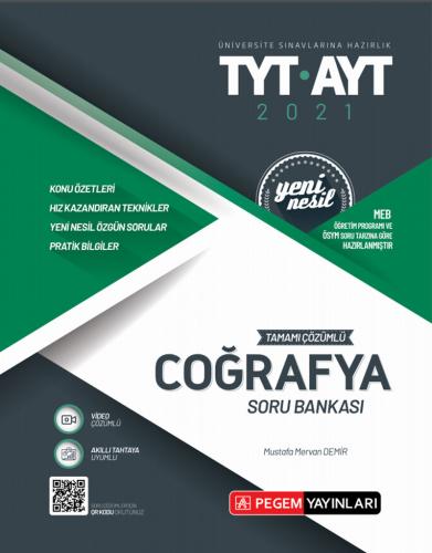 Pegem Yayınları TYT Coğrafya Tamamı Çözümlü Soru Bankası