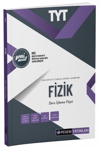 Pegem Yayınları 2022 TYT Fizik Ders İşleme Föyü Komisyon