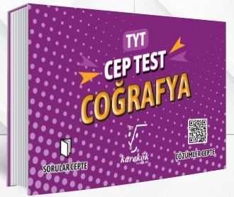 Karekök Yayınları TYT Coğrafya Cep Test %40 indirimli Komisyon