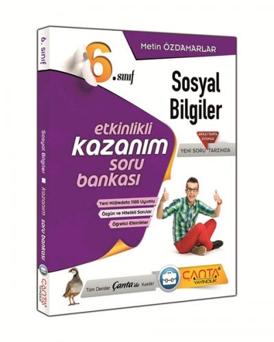 Çanta 6. Sınıf Etkinlikli Sosyal Bilgiler Kazanım Soru Bankası