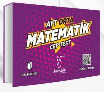 Karekök Yayınları AYT Matematik Orta Cep Test %40 indirimli Komisyon