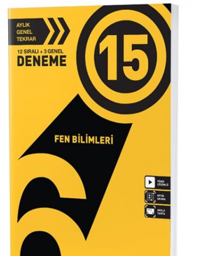 Hız Yayınları 6. Sınıf Fen Bilimleri 15 Deneme