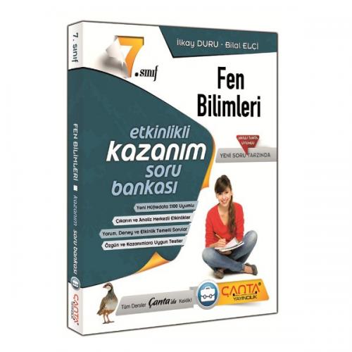 Çanta 7. Sınıf Fen Bilimleri Etkinlikli Kazanım Soru Bankası