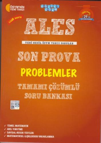 Akıllı Adam ALES Son Prova Problemler Tamamı Çözümlü Soru Bankası