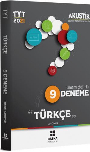Başka Yayıncılık 2021 TYT Türkçe Akustik Tamamı Çözümlü 9 Deneme Komis