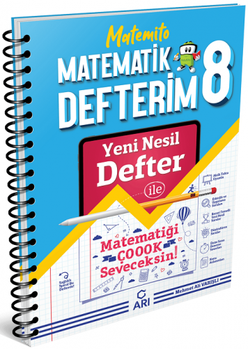 Arı Yayınları 8. Sınıf Matematik Defterim Matemito Mehmet Ali Varışlı