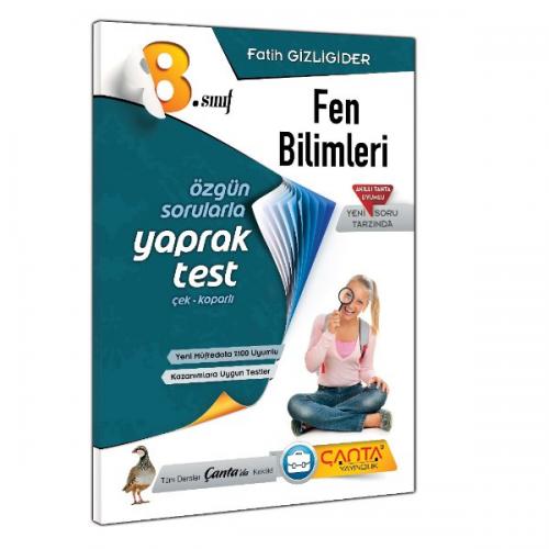 Çanta 8. Sınıf Fen Bilimleri Yaprak Test