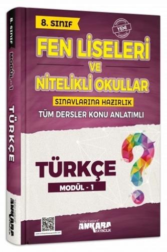 Ankara Yayıncılık 8. Sınıf Türkçe Konu Anlatımlı Modül 1 Kolektif
