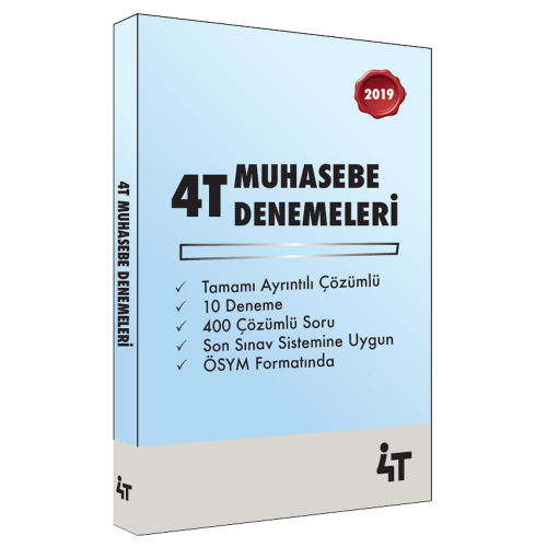 4T KPSS A Grubu Muhasebe Denemeleri Tamamı Çözümlü