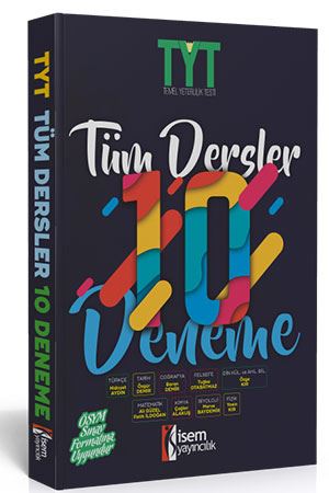 İsem Yayınları TYT Tüm Dersler 10 Deneme