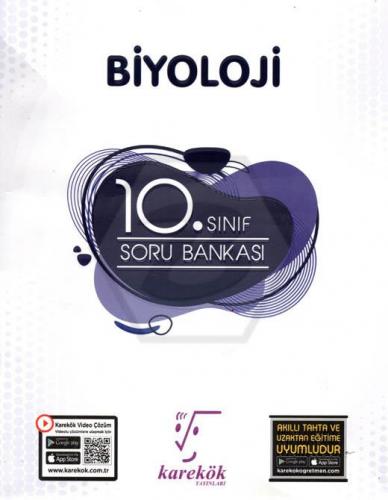 Karekök Yayınları 10. Sınıf Biyoloji Soru Bankası Komisyon