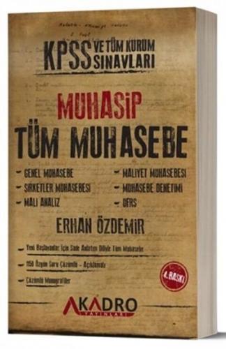 A Kadro Yayınları KPSS A Grubu Muhasip Tüm Muhasebe Konu Anlatımlı 4. Baskı