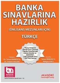 Akademi Eğitim Banka Sınavlarına Hazırlık Türkçe - Önlisans Mezunları İçin