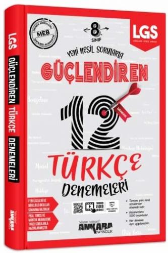 Ankara Yayıncılık 8. Sınıf LGS Türkçe Güçlendiren 12 Deneme