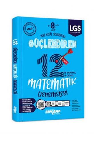 ​Ankara Yayıncılık 8. Sınıf LGS Matematik Güçlendiren 12 Deneme Komisy