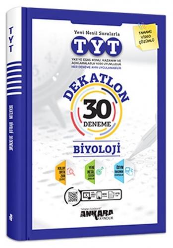 Ankara Yayıncılık TYT Biyoloji Dekatlon 30 Deneme Komisyon