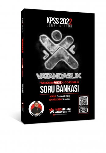 Yediiklim Yayınları KPSS 2022 GK Atölye Serisi Vatandaşlık Tamamı Video Çözümlü Soru Bankası