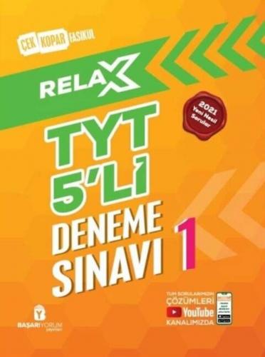Başarıyorum Yayınları TYT Relax 5 li Deneme Sınavı Komisyon