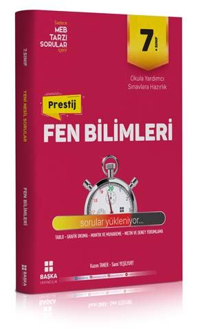 Başka Yayıncılık 7. Sınıf Fen Bilimleri Prestij Soru Bankası